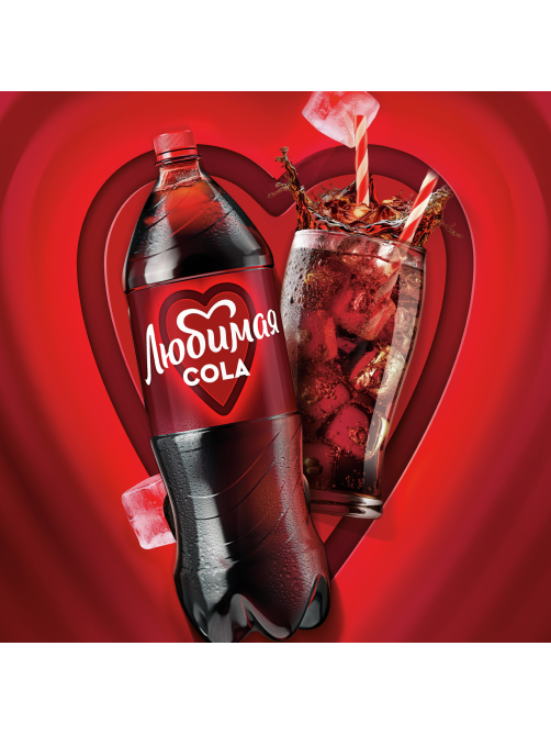 Напиток Любимая Cola газированный, 2л
