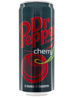 Напиток газированный Dr Pepper вишня безалкогольный, 330мл