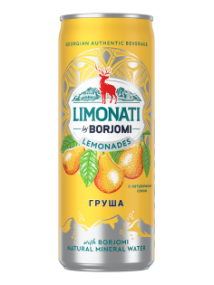 Лимонад Limonati by Borjomi Груша газированный, 330мл