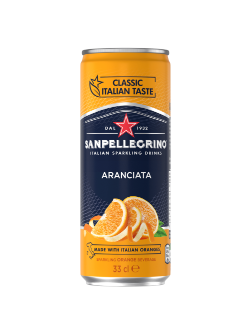 Напиток газированный Sanpellegrino Aranciata апельсин, 330мл
