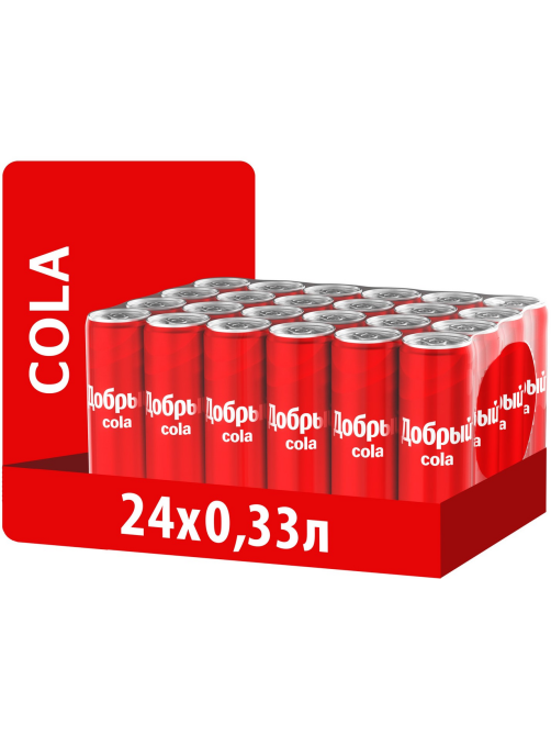 Напиток Добрый Cola газированный, 330мл