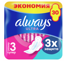 Прокладки гигиенические Always Ultra Super Quatro, 30шт