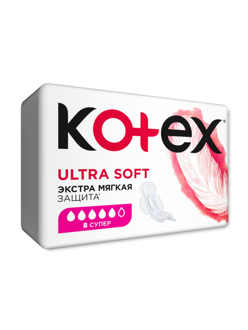 Прокладки гигиенические Kotex Ultra Soft Super, 8шт