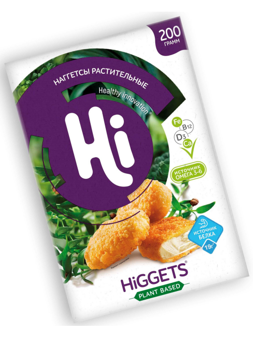 Наггетсы Hi Higgets Халяль растительные замороженные, 200г