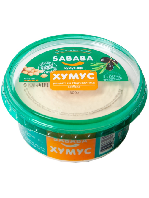 Хумус Sababa Рецепт из Иерусалима, 300г