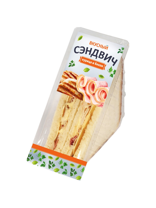 Сэндвич Смак курица и бекон замороженный, 150г
