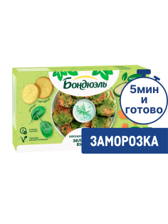 Галеты Бондюэль Зеленый букет овощные замороженные, 300г