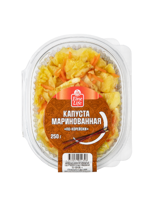 Fine Life Капуста маринованная по-корейски, 250г