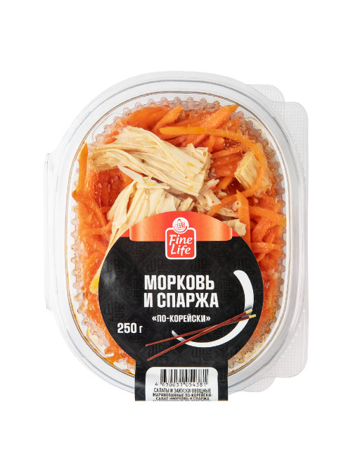 Fine Life Морковь и спаржа по-корейски, 250г