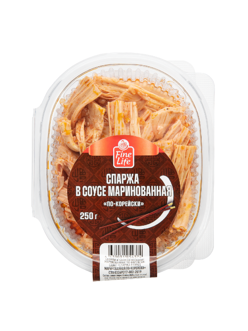 Fine Life Спаржа в соусе маринованная по-корейски, 250г
