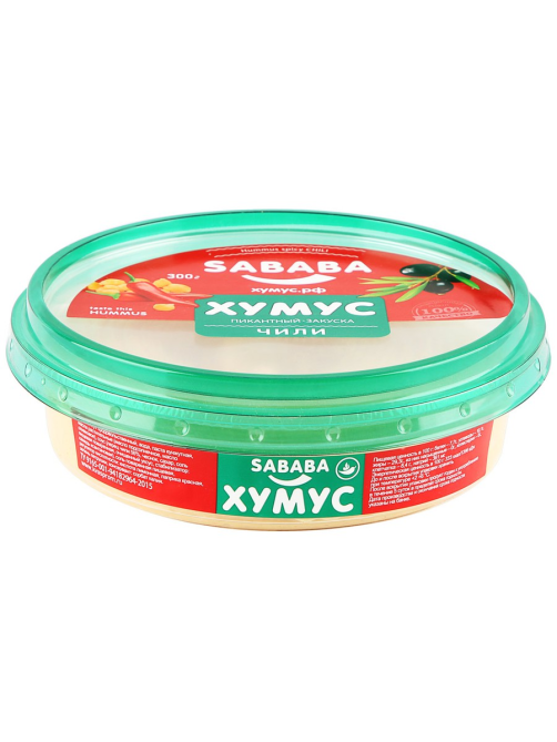 Хумус Sababa чили пикантный, 300г