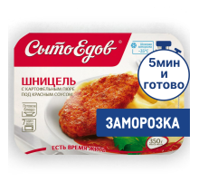 Шницель Сытоедов с картофельным пюре замороженный, 350г