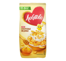 Готовый завтрак Любятово Хлопья кукурузные медовые, 250г