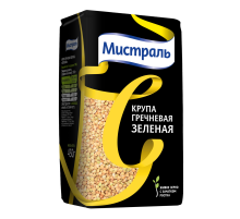 Крупа гречневая Мистраль зеленая, 450г
