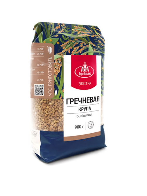 Крупа гречневая Агро-Альянс Экстра элитная, 900г
