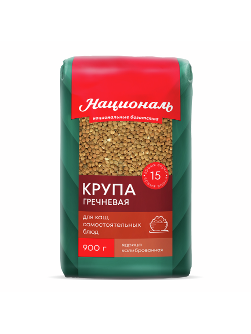 Крупа гречневая Националь ядрица, 900г