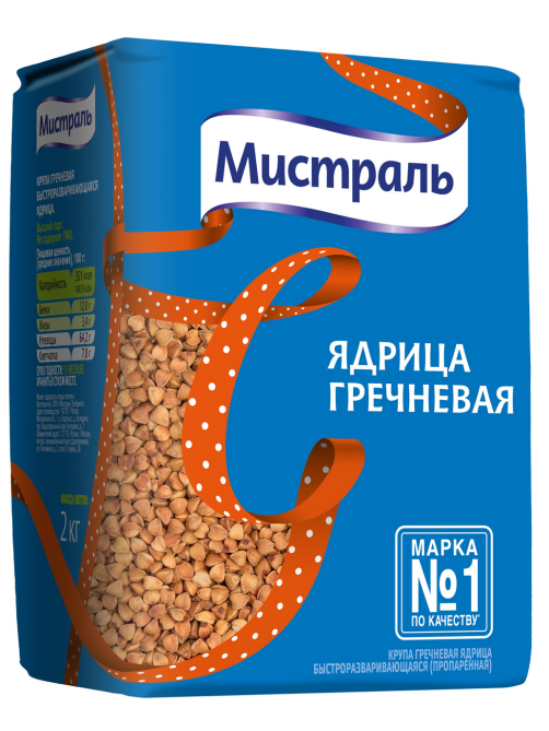 Крупа гречневая Мистраль 2кг