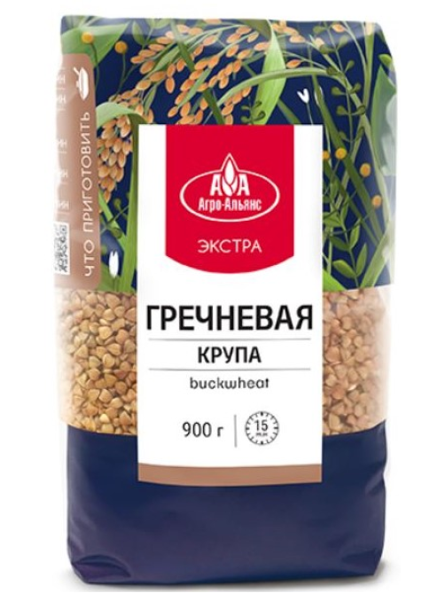 Крупа гречневая Агро-Альянс Экстра элитная, 900г