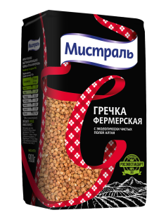 Крупа гречневая Мистраль Фермерская, 900г