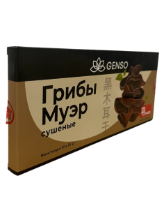Грибы муэр Genso сушеные (25г x 10шт), 250г