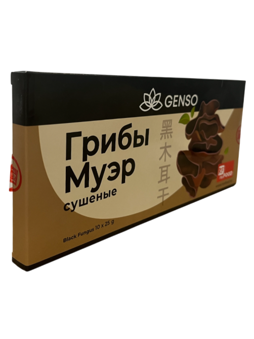 Грибы муэр Genso сушеные (25г x 10шт), 250г