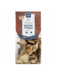 METRO Chef Грибы белые сушеные резаные, 45г