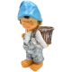 Фигурка Decobraz Мальчик с кашпо, 46 x 19 x 29см