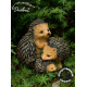 Фигурка садовая Decobraz Ежики, 21 x 19 x 16см