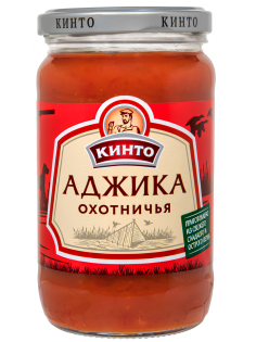 Соус перечный Кинто аджика охотничья, 360г
