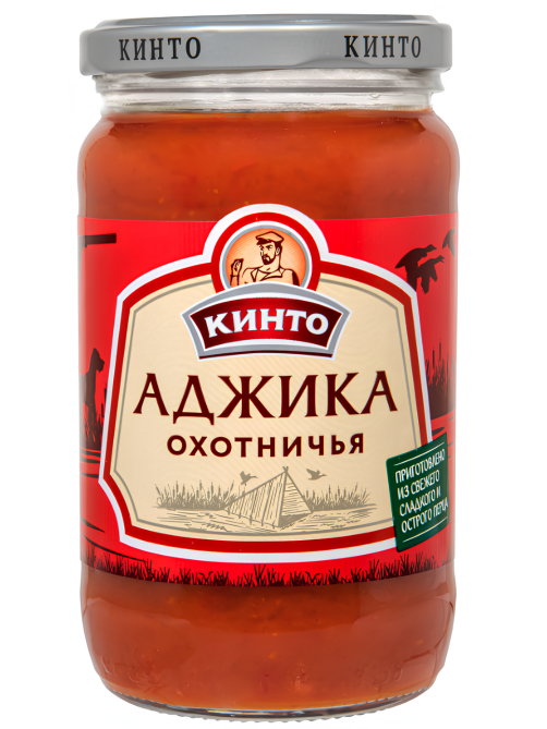 Соус перечный Кинто аджика охотничья, 360г