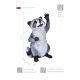 Фигурка садовая Decobraz Енот, 32 x 19 x 15см