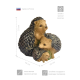 Фигурка садовая Decobraz Ежики, 21 x 19 x 16см