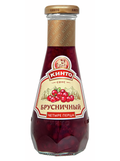 Соус Кинто Брусничный 4 перца, 320г