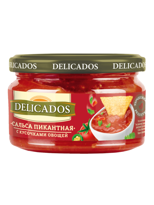 Соус Delicados овощной сальса пикантная, 200г