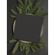 Салфетки бумажные Gratias Push Soft 2 слоя черные 33 x 33см, 50шт