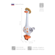 Фигурка садовая Decobraz Гусь мультяшный, 55 x 24 x 22см