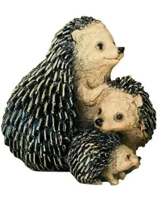 Фигурка садовая Decobraz Ежики, 21 x 19 x 16см