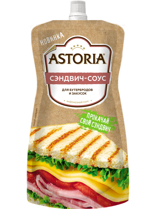 Соус майонезный Astoria Сэндвич-соус для бутербродов и закусок 30%, 200г
