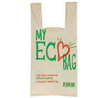 Пакет-майка АВМ-пластик Ecobag крахмальный
