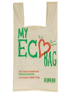 Пакет-майка АВМ-пластик Ecobag крахмальный