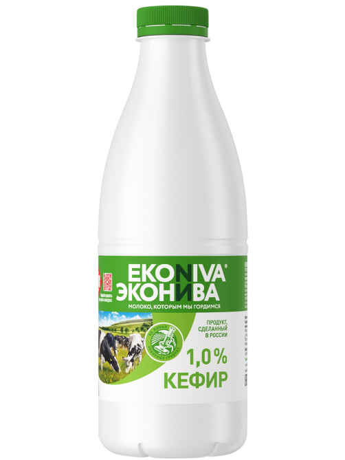 Кефир Эконива 1%, 1кг