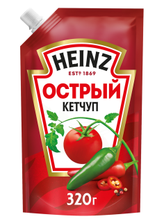 Кетчуп Heinz Острый, 320г