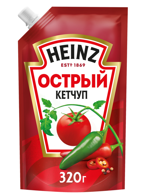 Кетчуп Heinz Острый, 320г