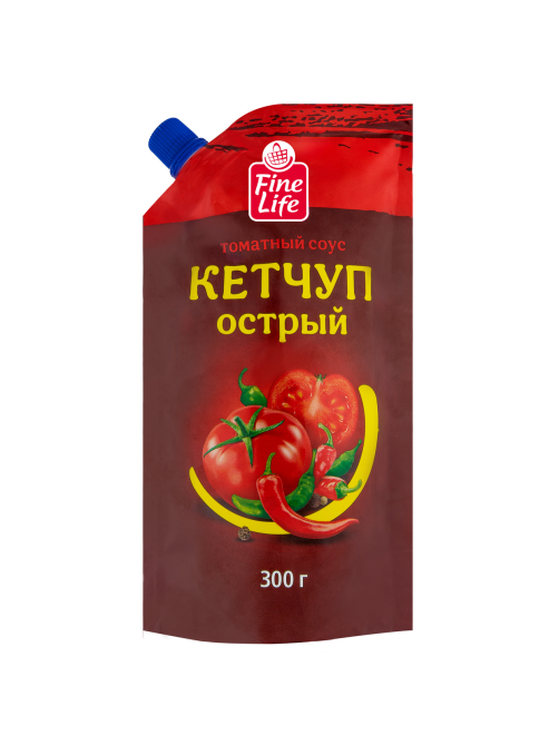 Fine Life Кетчуп острый, 300г