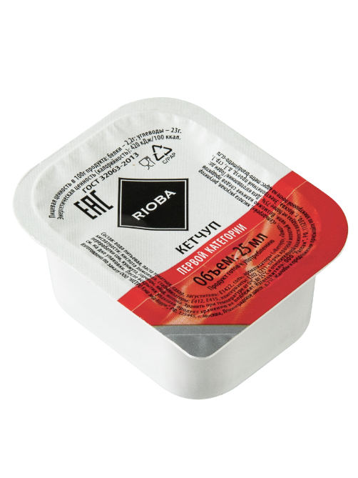 RIOBA Кетчуп Томатный (25г x 18 шт), 450г