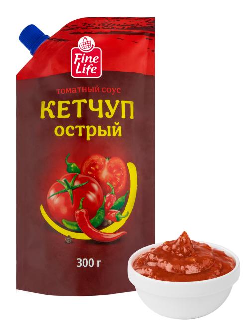 Fine Life Кетчуп острый, 300г
