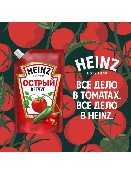 Кетчуп Heinz Острый, 320г