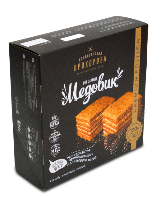Торт Кондитерская Прохорова Медовик, 500г