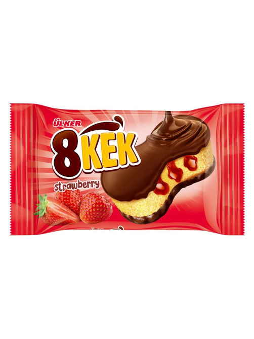 Кекс Ulker 8 Kek с клубникой, 40г x 24 шт
