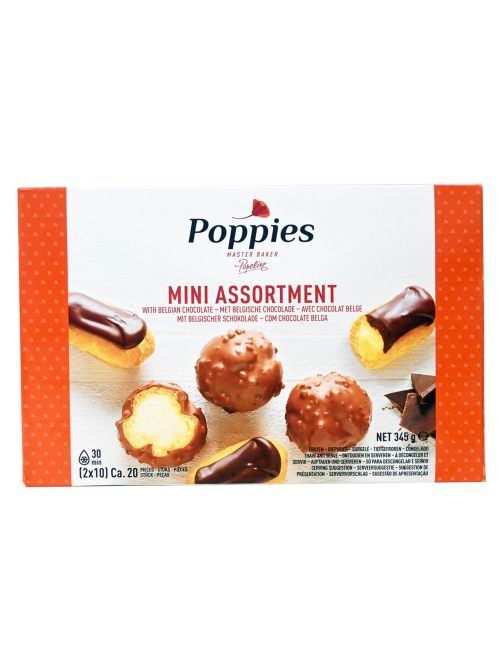 Мини-эклеры Poppies Ассорти замороженные, 345г